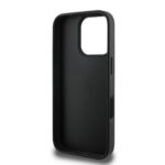 Калъф от 
Guess PU Fixed Glitter 4G Metal Logo за iPhone 16 Pro Black - Image 5