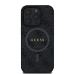 Калъф от Guess PU Leather 4G Colored Ring MagSafe за iPhone 16 Pro Max Black - Image 2