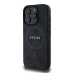 Калъф от Guess PU Leather 4G Colored Ring MagSafe за iPhone 16 Pro Max Black - Image 3
