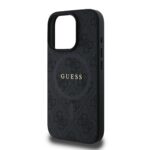 Калъф от Guess PU Leather 4G Colored Ring MagSafe за iPhone 16 Pro Max Black - Image 4
