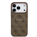 Калъф от 
Guess PU Leather 4G Colored Ring MagSafe Case for iPhone 17 Pro Brown - Image 3