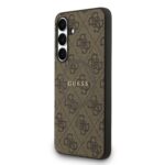 Калъф от 
Guess PU Leather 4G Colored Ring MagSafe Case за  Samsung Galaxy S25 FE Brown - Image 2