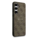 Калъф от 
Guess PU Leather 4G Colored Ring MagSafe Case за  Samsung Galaxy S25 FE Brown - Image 4