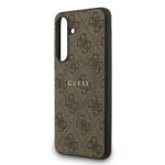 Калъф от 
Guess PU Leather 4G Colored Ring MagSafe Case за  Samsung Galaxy S25 FE Brown - Image 5