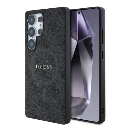 Калъф от 
Guess PU Leather 4G Colored Ring MagSafe Case за Samsung Galaxy S25 Ultra Black