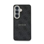 Калъф от 
Guess PU Leather 4G Gold Frame Magnetic Case за Samsung Galaxy S26 Black - Image 3