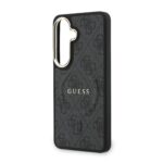 Калъф от 
Guess PU Leather 4G Gold Frame Magnetic Case за Samsung Galaxy S26 Black - Image 5