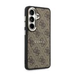 Калъф от 
Guess PU Leather 4G Gold Frame Magnetic Case за Samsung Galaxy S26 Brown - Image 4