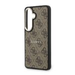 Калъф от 
Guess PU Leather 4G Gold Frame Magnetic Case за Samsung Galaxy S26 Brown - Image 5