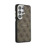 Калъф от 
Guess PU Leather 4G Gold Frame Magnetic Case за Samsung Galaxy S26 Ultra Brown - Image 4