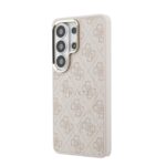 Калъф от 
Guess PU Leather 4G Gold Frame Magnetic Case за Samsung Galaxy S26 Ultra Pink - Image 2