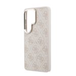 Калъф от 
Guess PU Leather 4G Gold Frame Magnetic Case за Samsung Galaxy S26 Ultra Pink - Image 5