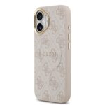 Калъф от 
Guess PU Leather 4G Gold Frame MagSafe Case за iPhone 17 Pink - Image 2