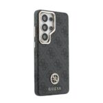Калъф от 
Guess PU Leather 4G Strass Logo Gold Frame Magnetic Case за Samsung Galaxy S26 Ultra Black - Image 4