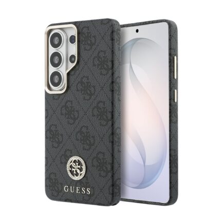 Калъф от 
Guess PU Leather 4G Strass Logo Gold Frame Magnetic Case за Samsung Galaxy S26 Ultra Black