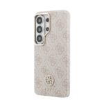 Калъф от 
Guess PU Leather 4G Strass Logo Gold Frame Magnetic Case за Samsung Galaxy S26 Ultra Pink - Image 2