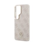 Калъф от 
Guess PU Leather 4G Strass Logo Gold Frame Magnetic Case за Samsung Galaxy S26 Ultra Pink - Image 5