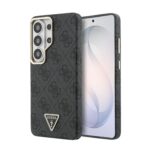 Калъф от 
Guess PU Leather 4G Strass Triangle Logo Gold Frame Magnetic Case за Samsung Galaxy S26 Ultra Black