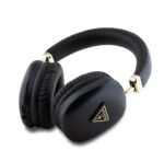 Безжични Слушалки от Guess PU Leather 4G Triangle Logo Bluetooth Headphones - Black - Image 2
