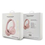 Слушалки от Guess Script Metal Logo Wireless Headphone Pink - Image 4