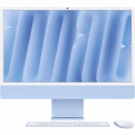 iMac 24 Retina 4.5K | M4 чип с 10 ядрен CPU и 10 ядрен GPU | 24GB памет | 512GB SSD - Blue