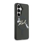 Калъф от 
Karl Lagerfeld IML Choupette Karl Script Logo Magnetic Case за iPhone Samsung Galaxy S26 Black - Image 4
