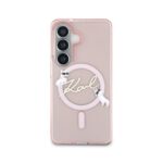 Калъф от 
Karl Lagerfeld IML Choupette Karl Script Logo Magnetic Case за iPhone Samsung Galaxy S26 Pink - Image 3