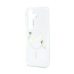 Калъф от 
Karl Lagerfeld IML Choupette Karl Script Logo Magnetic Case за iPhone Samsung Galaxy S26 Transparent - Image 5