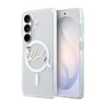 Калъф от 
Karl Lagerfeld IML Choupette Karl Script Logo Magnetic Case за iPhone Samsung Galaxy S26 Transparent