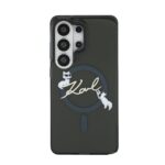 Калъф от Karl Lagerfeld IML Choupette Karl Script Logo Magnetic Case за Samsung Galaxy S26 Ultra Black - Image 3