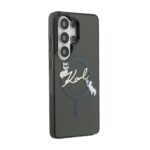Калъф от Karl Lagerfeld IML Choupette Karl Script Logo Magnetic Case за Samsung Galaxy S26 Ultra Black - Image 4