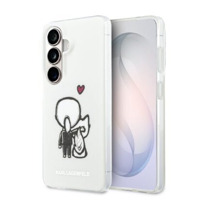Калъф от 
Karl Lagerfeld IML K&CH Back Logo Magnetic Case за iPhone Samsung Galaxy S26 Transparent