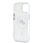 Калъф от Karl Lagerfeld IML K&CH Heads Metal Frame MagSafe Case за iPhone 14 Transparent - Image 5