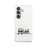 Калъф от 
Karl Lagerfeld IML K&CH Peekaboo Logo Magnetic Case за iPhone Samsung Galaxy S26 White - Image 2