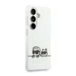 Калъф от 
Karl Lagerfeld IML K&CH Peekaboo Logo Magnetic Case за iPhone Samsung Galaxy S26 White - Image 3