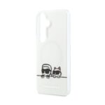 Калъф от 
Karl Lagerfeld IML K&CH Peekaboo Logo Magnetic Case за iPhone Samsung Galaxy S26 White - Image 4