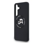 Калъф от 
Karl Lagerfeld Liquid Silicone K&CH Heads MagSafe Case for Samsung Galaxy S25 FE Black - Image 5