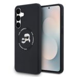 Калъф от 
Karl Lagerfeld Liquid Silicone K&CH Heads MagSafe Case for Samsung Galaxy S25 FE Black
