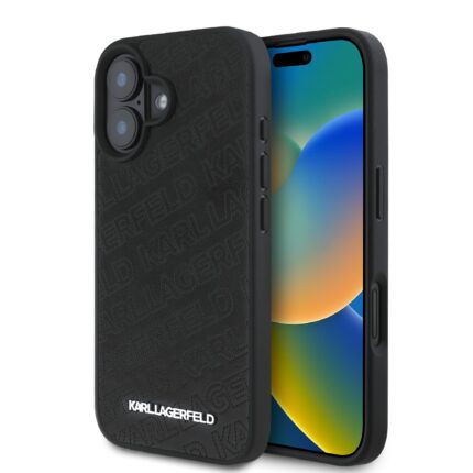 Калъф от Karl Lagerfeld PU Quilted Pattern Case за iPhone 16 Black