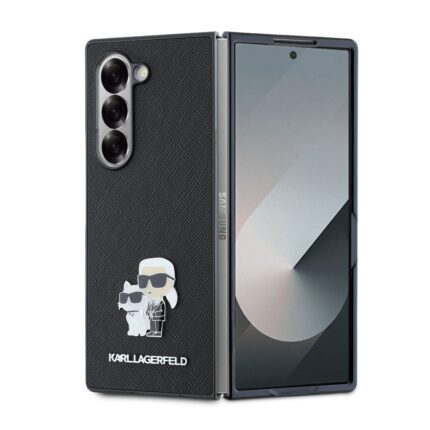 Калъф от Karl Lagerfeld PU Saffiano Karl and Choupette Case за Samsung Galaxy Z Fold 6 Black