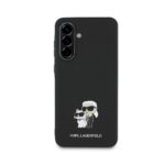 Калъф от 
Karl Lagerfeld PU Saffiano Metal Karl and Choupette Case за Samsung Galaxy A56 Black - Image 2