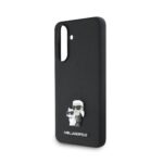 Калъф от 
Karl Lagerfeld PU Saffiano Metal Karl and Choupette Case за Samsung Galaxy A56 Black - Image 4