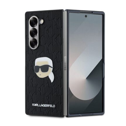 Калъф от Karl Lagerfeld PU Saffiano Monogram Karl Head Case за Samsung Galaxy Z Fold 6 Black