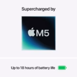 Apple 13-inch MacBook Air Apple M5 chip with 10-core CPU and 10-core GPU, 16GB Ram, 1 TB - Silver - Image 3