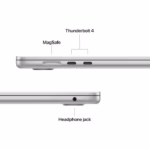 Apple 13-inch MacBook Air Apple M5 chip with 10-core CPU and 10-core GPU, 16GB Ram, 1 TB - Silver - Image 8