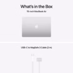 Apple 13-inch MacBook Air Apple M5 chip with 10-core CPU and 10-core GPU, 16GB Ram, 1 TB - Silver - Image 4