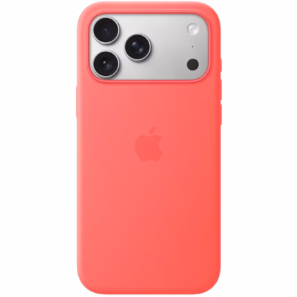 Калъф от Apple iPhone 17 Pro Max Silicone Case with MagSafe - Bright Guava (SEASONAL)