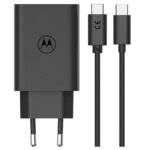 Зарядно Motorola TurboPower USB-C 68W GaN Travel Charger + USB-C/USB-C Data