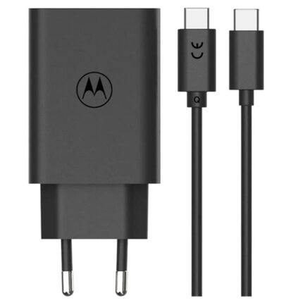 Зарядно Motorola TurboPower USB-C 68W GaN Travel Charger + USB-C/USB-C Data