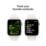 Apple Watch SE2 v2 Cellular 44mm Starlight Alu Case w Starlight Sport Band - M/L - Image 5